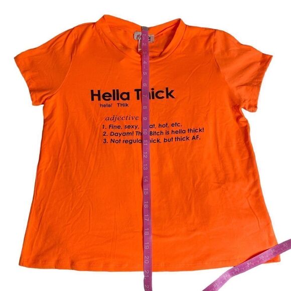 Hella Thick Neon T Shirt - Picture 3 of 4